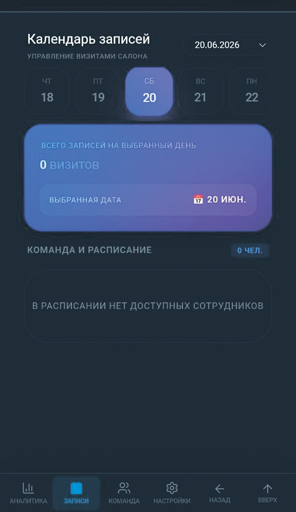 Команда сотрудников